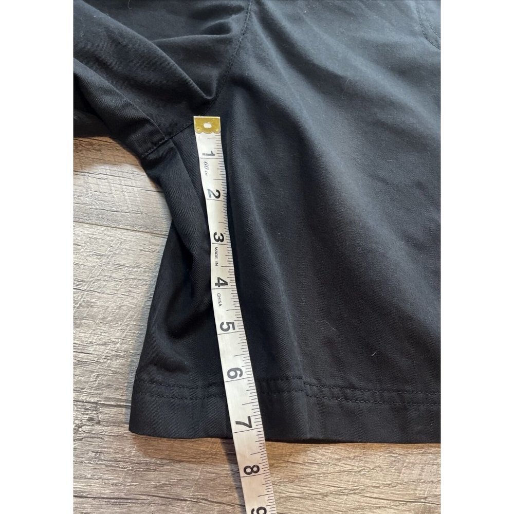 NEW Susan Bristol Mom Shorts Womens 12 Black Bermuda Cotton‎ High Waist 90s - Picture 7 of 8